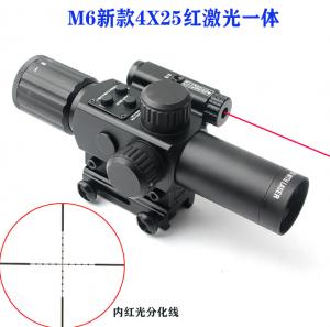 m6新款4x25寬窄兩用瞄準(zhǔn)鏡